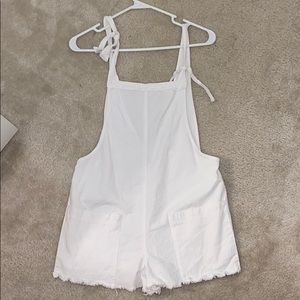 RAISED BY WILD WHITE TIE ROMPER